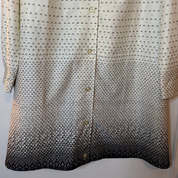 Button Up 70s Shirt dress sz Large - Picture 3 of 3